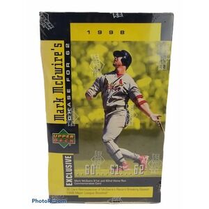 NIB Vintage 1998 Upper Deck Exsusive Mark McGwire's Chase For 62